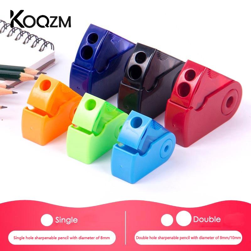 Push Pull Double Pencil Sharpener Single Hole Doub..
