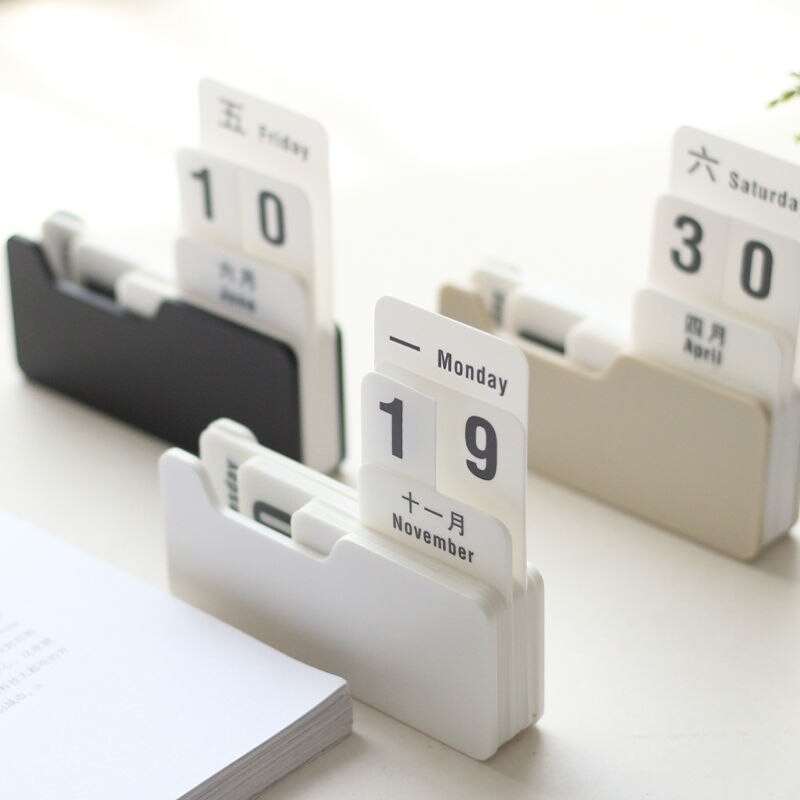 Calendar Mini Small Creative Stationery Cute Deskt..