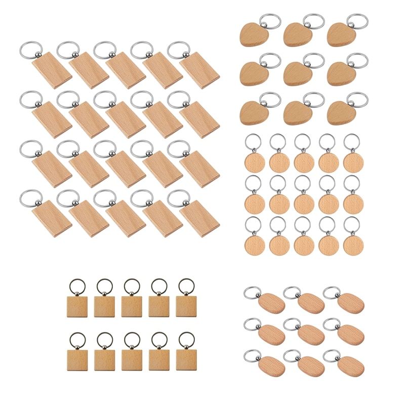 Blank Wooden Keychain Wooden Keych..