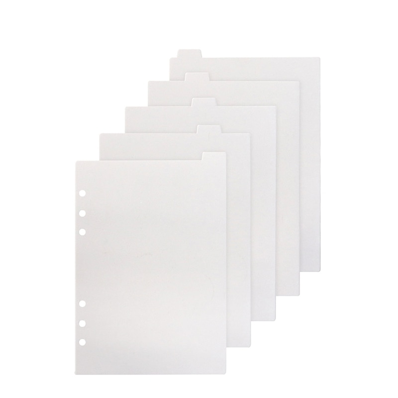 A6 Binder Divider 12 Pieces Clear Plastic Binder In..