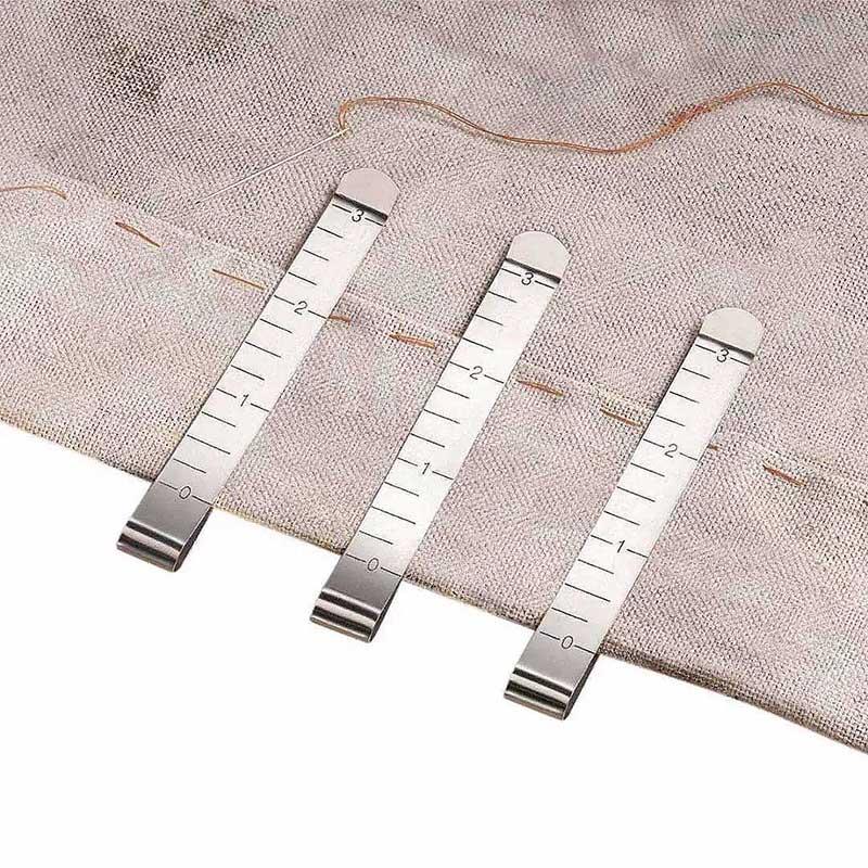 1/3/5Pcs Metal Sewing Crimping Clip Stainless Steel..