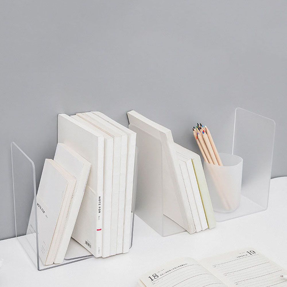 1 Pc Professional Acrylic Bookends High Quality Bo..