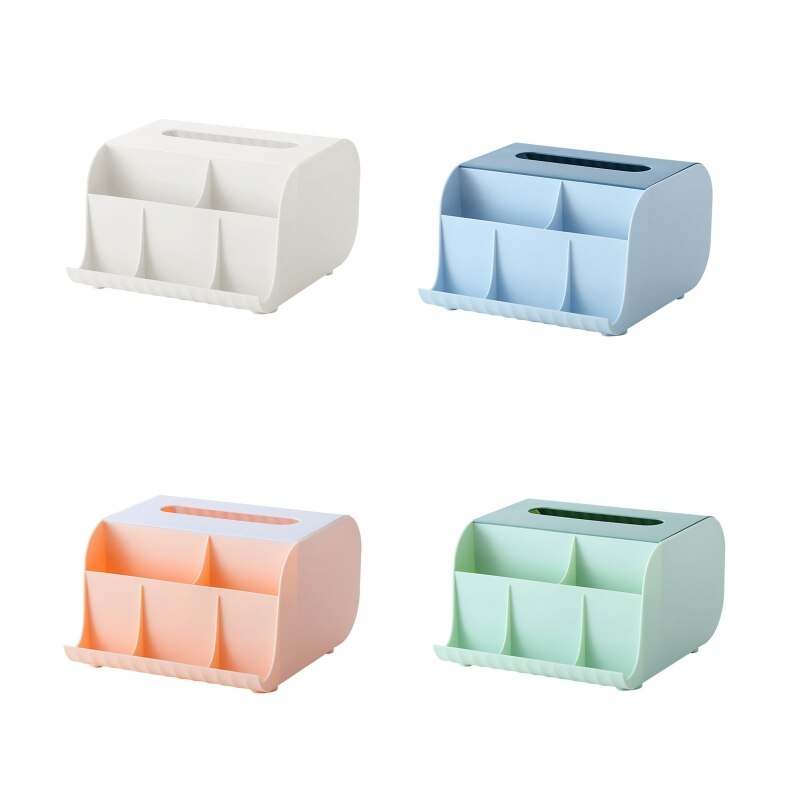 Durable Napkin Storage Box Pen Holder Desk Collect..