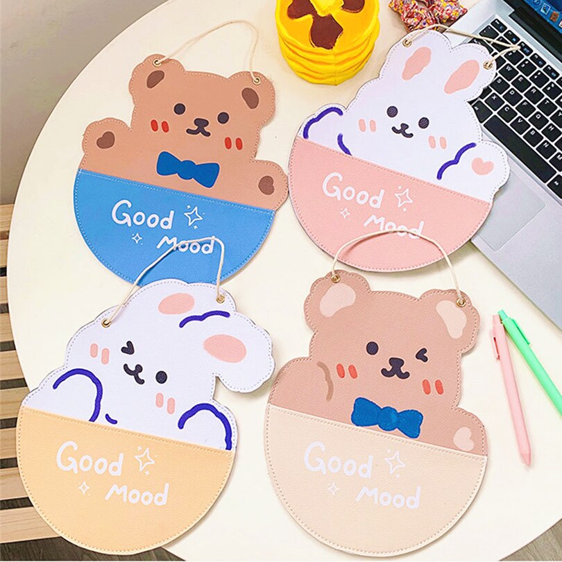 Kawaii Wall Mounted Stationery Storage Bag Station..