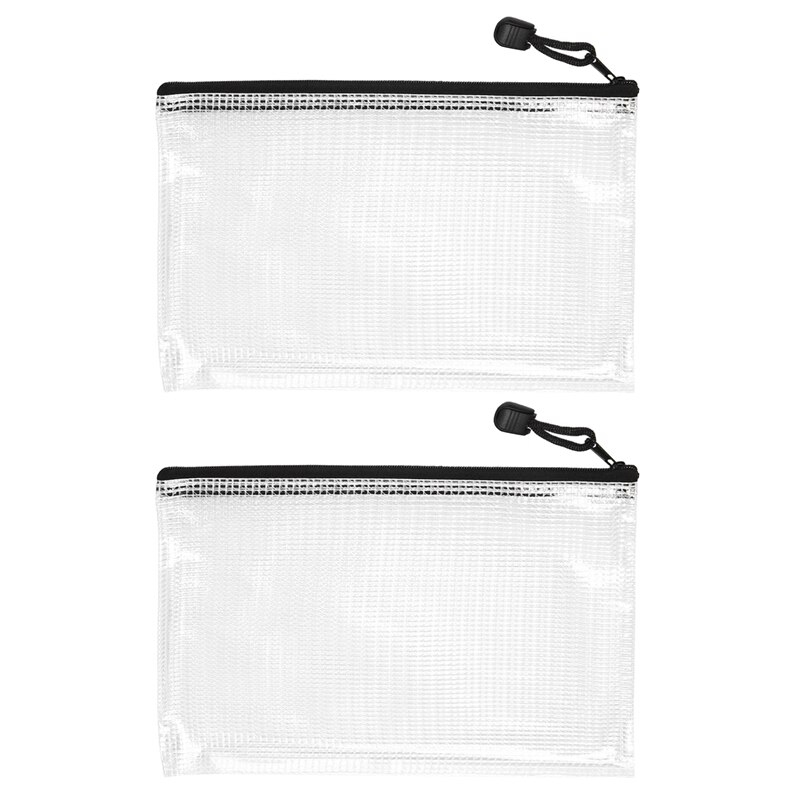 18 Pack A5 Mesh Zipper Pouch,Zipper File Bags, Boar..