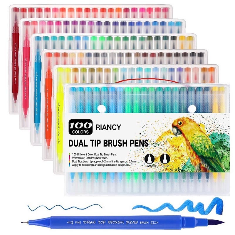 100PCS Colors Marker Pens Drawing Painting Manga S..