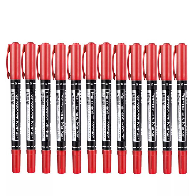 120Pcs Oily Marker Pen Thick And Thin Double-headed..