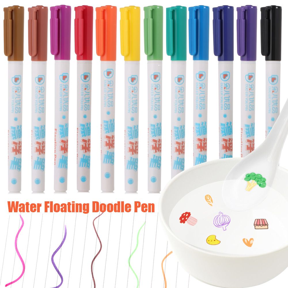 8/12Pcs Magical Water Painting Pen Whiteboard Marke..