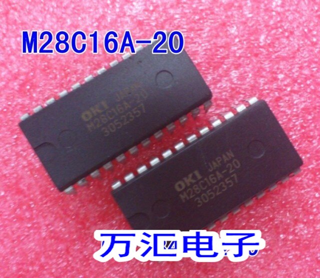 10pcs orginal new M28C16A-20 OKI DIP scattered new t..