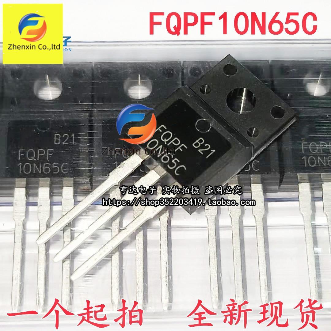 10pcs origianl ο FQPF10N65C 10N..