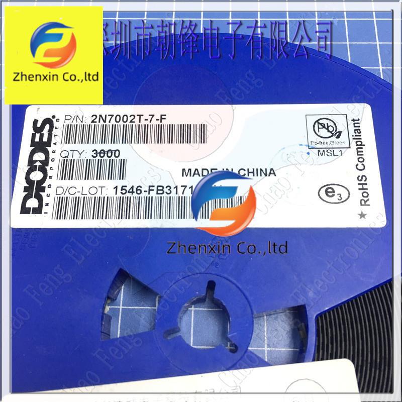 50pcs  ο 2N7002T-7-F 2N7002 SOT523
