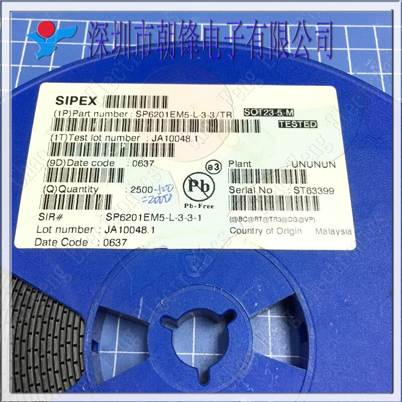 10pcs original new SP6201EM5-L-3-3/T..