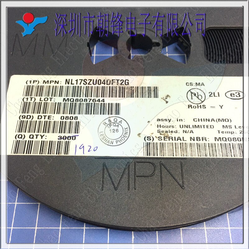 20pcs  ο NL17SZU04DFT2G SC..