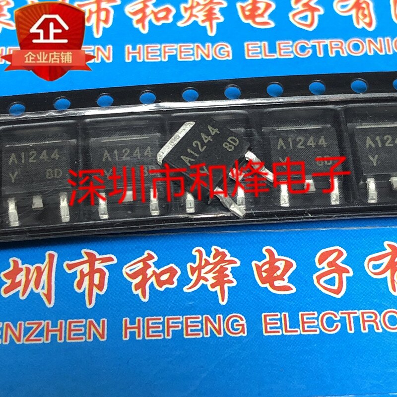 30pcs  A1244 2SA1244 TO-252 -6..
