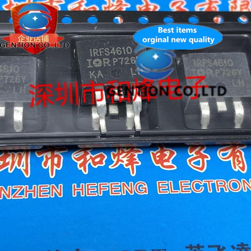 10PCS IRFS4610 TO-263 100V 73A  ..