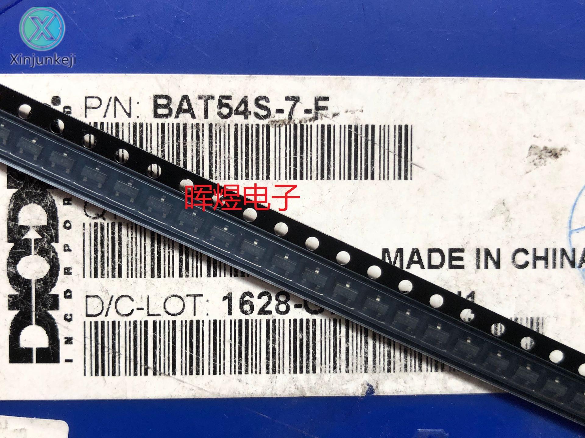 10pcs  ο BAT54S-7-F ũ..