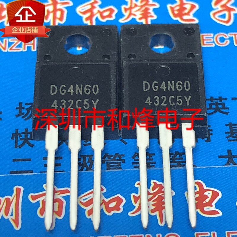 30pcs  ο DG4N60 TO-220F 600V..