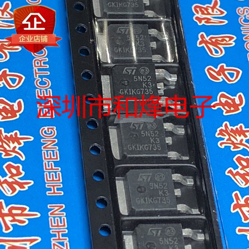 20pcs  ο 5N52K3 STD5N52K3TO..