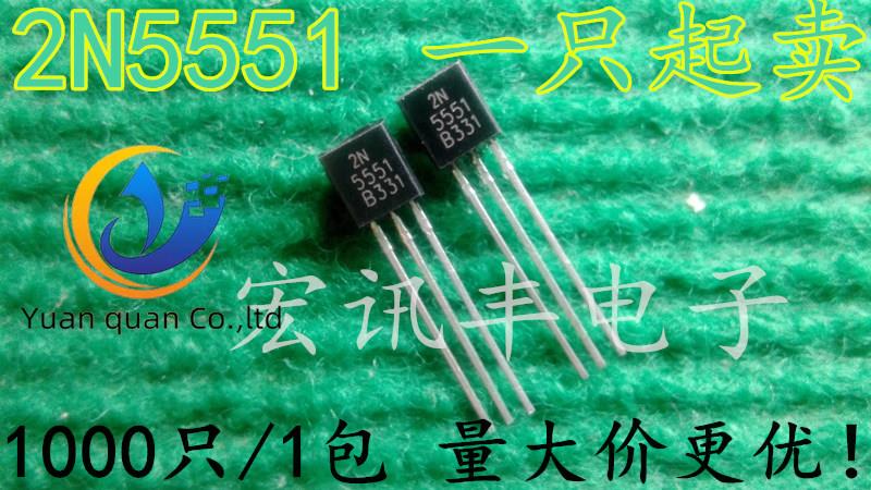 50pcs  ǰ 2N5551 0.6A 160V ..