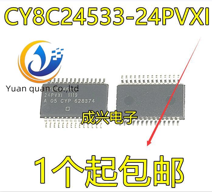30pcs  ο CY8C24533-24PVX..