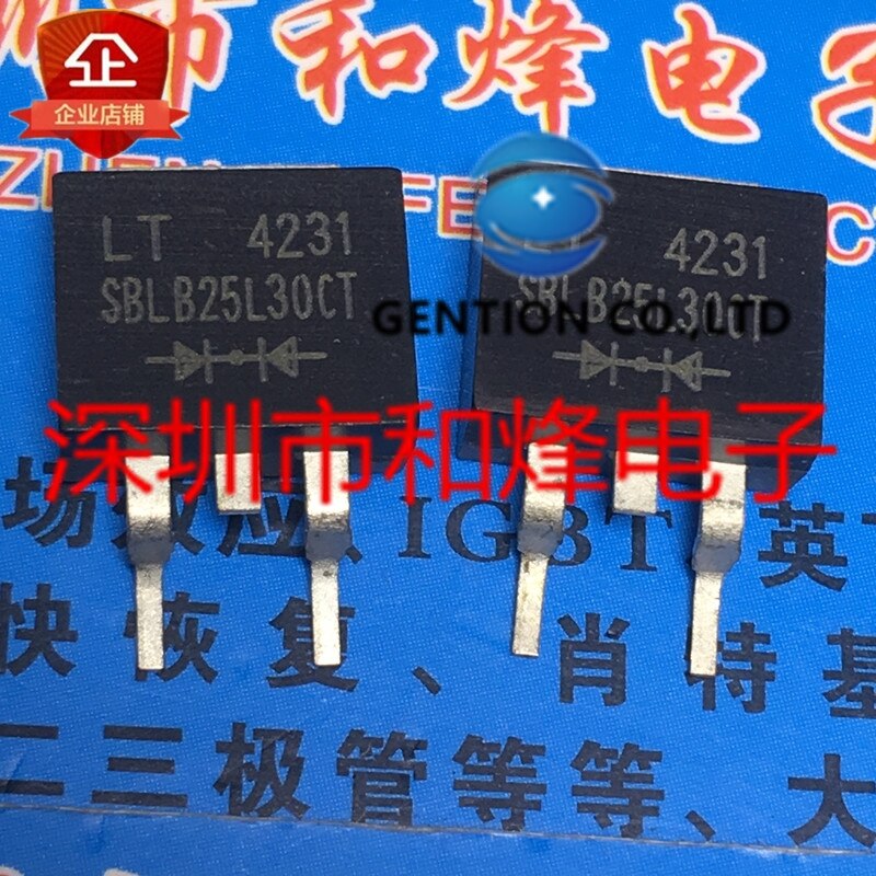 10PCS SBLB25L30CT  TO-263 25A 30V ..