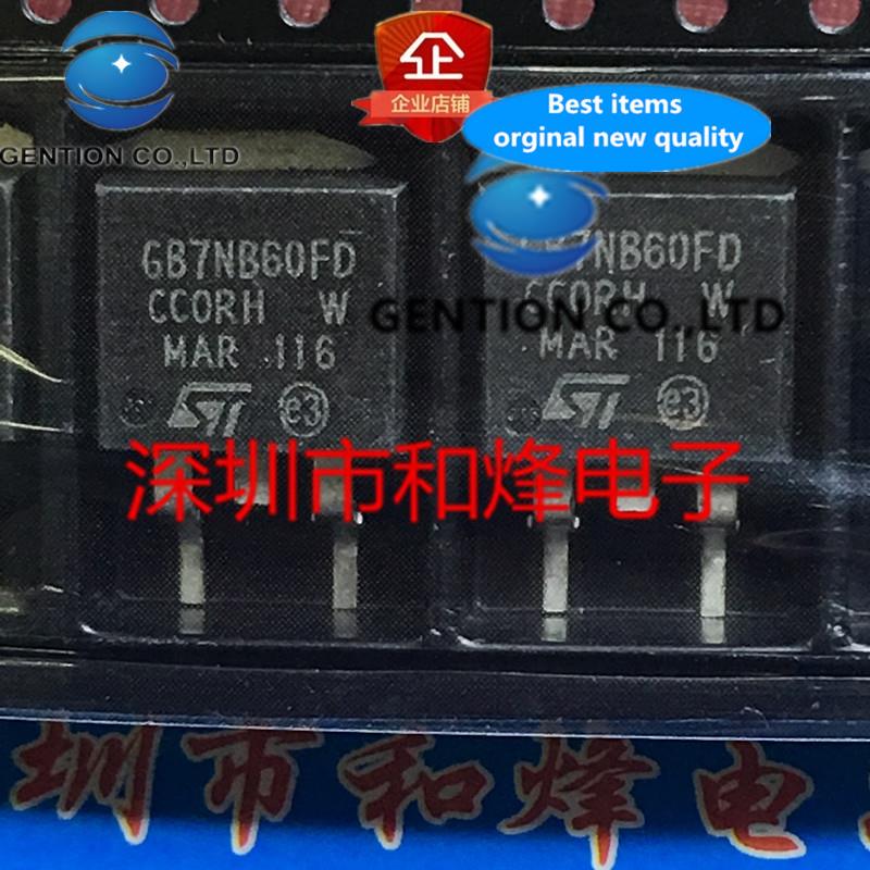 10PCS STGB7NB60FD TO-263  ..