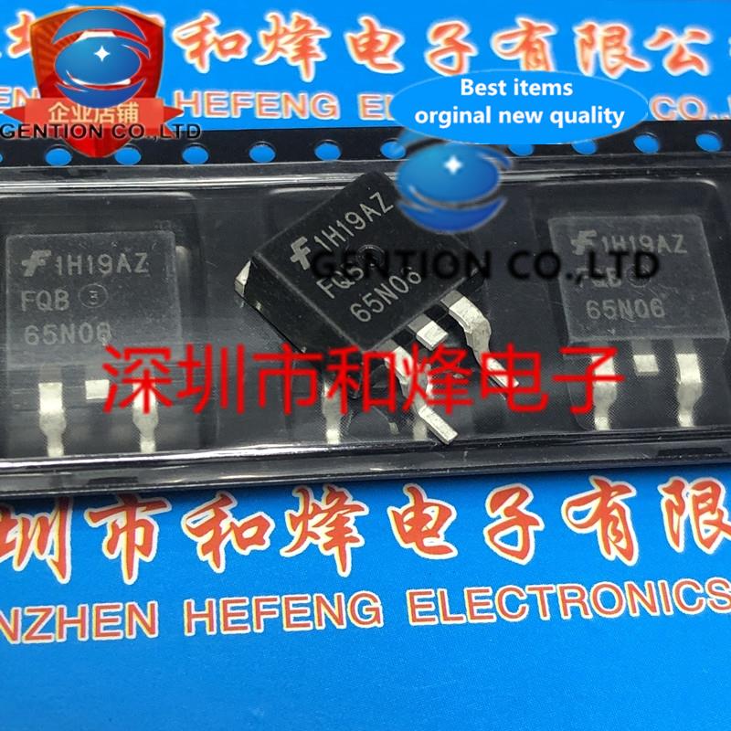 10PCS FQB65N06 -263 65A 60V  ..