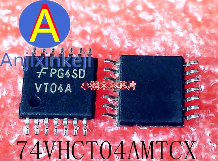 10pcs 100% ο 74VHCT04AMTCX 74V..
