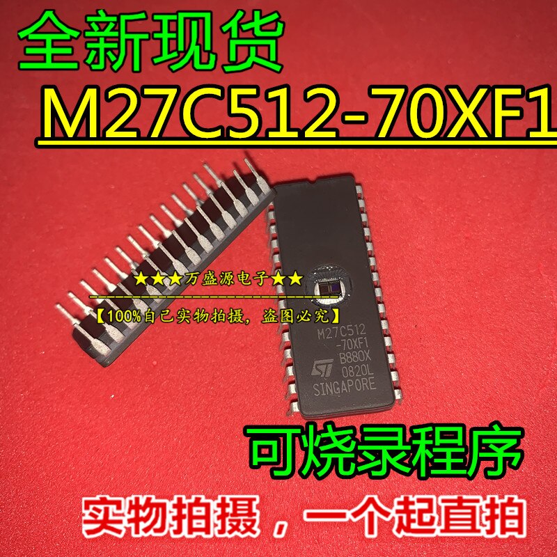 10pcs  ο M27C512-70XF1 ..