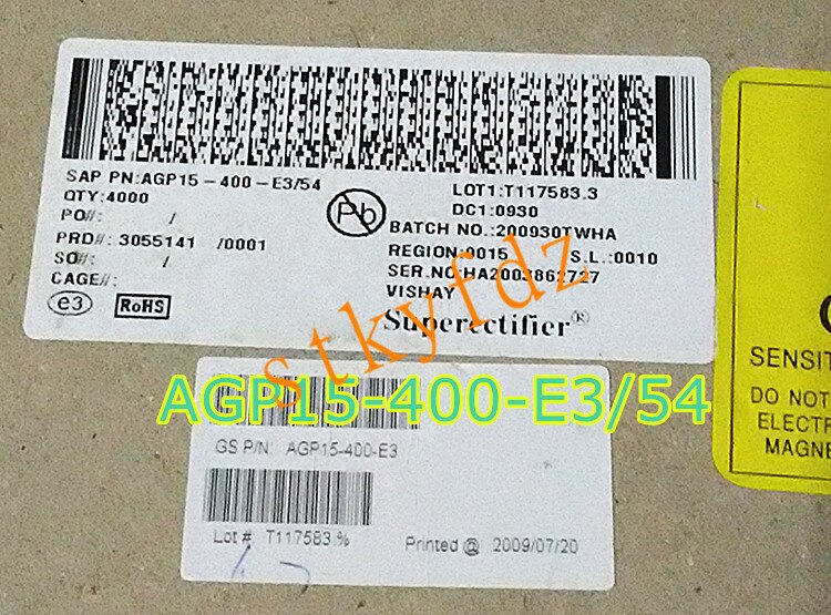 30pcs  ο AGP15-400-E3/54 DO-15 1.5A400