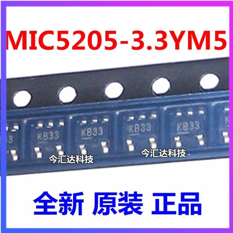 30pcs  ο 30pcs MIC5205-3.3YM5/BM5 KB33 ..