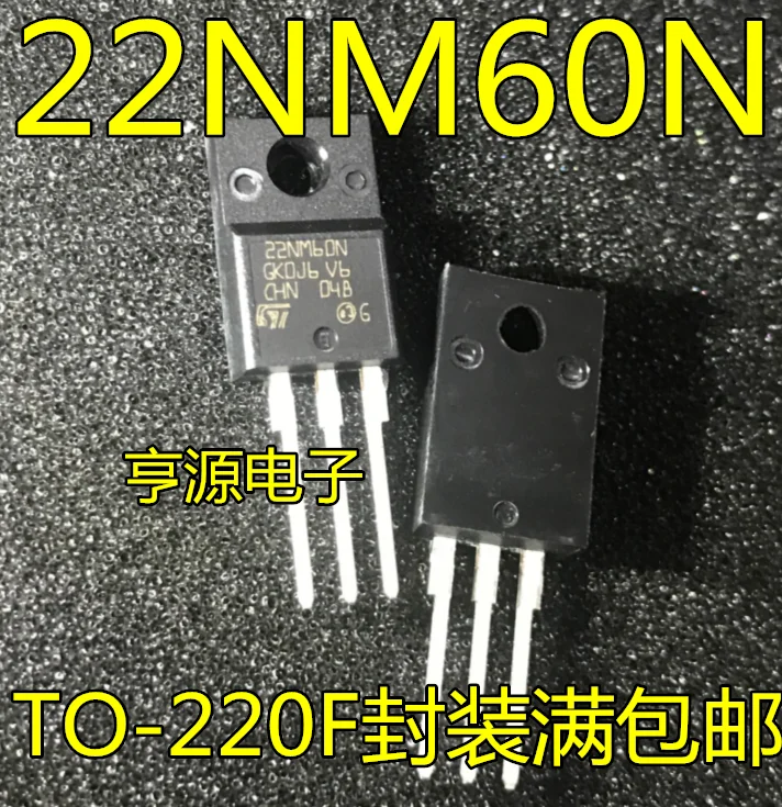 10pcs  ο STF22NM60N FCPF22..